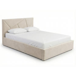 Lit coffre design - LEA - 160x200 cm / Velours noir