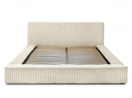 Lit coffre velours côtelé de grande épaisseur - MELODIE - Velours c