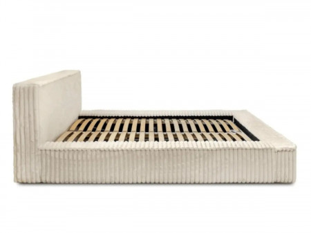 Lit coffre velours côtelé de grande épaisseur - MELODIE - Velours c