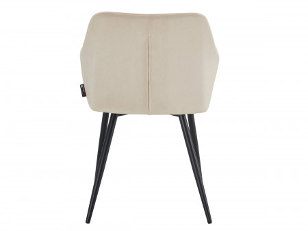 Chaises design - Lot de 2 - LINA - Velours beige