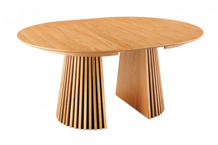 Table à manger extensible VALHALLA WOOD 120-160-200cm chêne naturel 