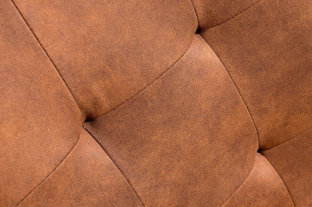 Lot de 2x chaises cantilever design OXFORD vintage marron cadre fer - 