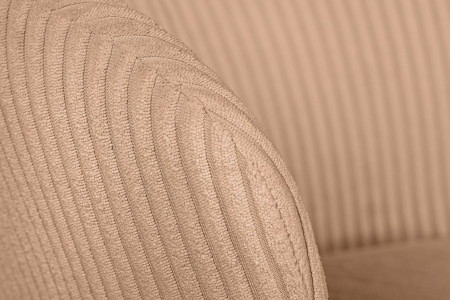 Lot de 2x chaises design LYON velours côtelé rose pieds métal noir 