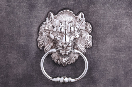 Lot de 2x chaises élégante de style baroque moderne en velours gris 