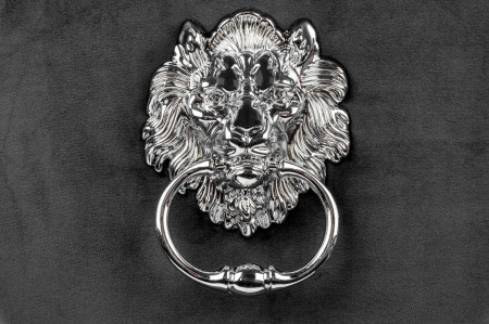 Lot de 2x chaises élégante de style baroque moderne en velours noir 