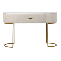 Coiffeuse dessus de table en faux marbre avec tiroir - BODOUME - Velou