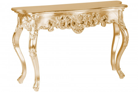 Console élégante VENICE 110cm buffet design baroque doré fait main 