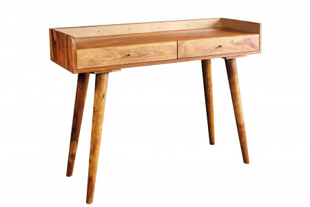 Console en bois massif BEAUTY BY NATURE 110 cm finition pierre de Shee