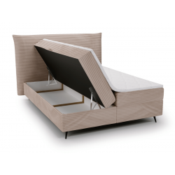 Ensemble complet boxspring tête de lit + sommiers + matelas + surmate