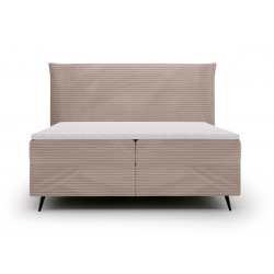 Ensemble complet boxspring tête de lit + sommiers + matelas + surmate