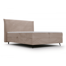 Ensemble complet boxspring tête de lit + sommiers + matelas + surmate