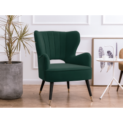 Fauteuil design COSY – Confort et élégance - Velours vert