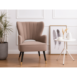 Fauteuil design COSY – Confort et élégance - Velours rose